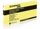 Donau Eco Sticky Notes, 127X76Mm, 1X100 Fogli, Giallo Brillante