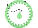 Hula Hoop Da Massaggio Hms HHW01 Con Pesi Verde