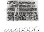 Set Di 110 Fascette Stringitubo In Acciaio Inox