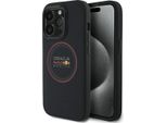 Red Bull Rbhmp14L24Puilvr Custodia Rigida Per Iphone 14 Pro 6.1 In Pelle Granatowy/Navy Anello Rosso Magsafe