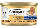 Mousse Di Cibo Per Gatti Gourmet Gold Con Tacchino 85 G