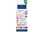 Faber-Castell 164524 FABER-CASTELL Pennarello Per Acquerello Goldfaber, Confezione Da 6 Lettere