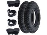 2X Pneumatici Kenda K303A 3.00-10 (3.00 X 10) 42J Tt + Camera D'aria + Rim Tape
