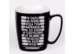 Tazza In Ceramica Nera Opaca Macchiata 10