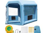 Succebuy Cabina Di Verniciatura Gonfiabile - 3,9 X 2,5 X 2,5 M, Soffiante Da 550 W, Per La Verniciatura Di Moto E Piccoli Oggetti