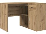 Vidaxl Scrivania Ad Angolo In Rovere Artigianale 102 X 50 X 75 Cm Materiale A Base Di Legno