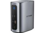 Blitzwolf Blitzwolf BW-TH15 17In1 Docking Station 2Xhd+Dp+4Xc+3Xusb 3.0+USB 3.1+C 3.2+C Pd+Rj45+Micro Sd+Sd+3.5Mm Audio