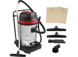 Aspirapolvere Industriale 80L A Umido E A Secco Aspirapolvere Commerciale 3000W In Acciaio Inox