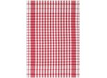 Geschirrtuch STUCO vichy, rot (rot, weiß), B:50cm L:70cm, 100% Baumwolle, Geschirrtücher, Geschirrtuch