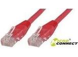 Microconnect - Netzwerkkabel - RJ-45 (M) Zu RJ-45 (M) - 25 M - Utp - Cat 6 - Rot