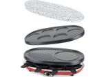 Hkoenig RP418 Griglia Per Raclette 4 In 1, 8 Persone, 1500 W