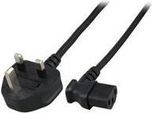 Microconnect BS-1363/C13, 2 M Di Connettore Bs 1363 C13 Nero
