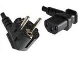 Microconnect PE010518L Cavo Di Trasmissione Nero 1,8 M Accoppiatore CEE7/7 C13