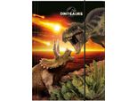 A4 Dinosauri Elastici Cartella 18 Derform