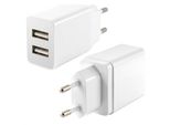 Caricabatterie Da Parete Ksix 2 Usb 2,4A Bianco