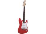 Dimavery ST-203, Chitarra Elettrica, Rosso