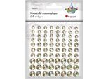 Cristalli Autoadesivi Golden 80Pz Titanio