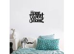 Scritta Decorativa Home Sweet Home 40X33 Cm MT192410 Colore Nero