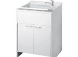 Mobile Lavatoio Bianco Garden 60X50X85 Pvc