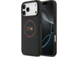 Etui Red Bull Anello Rosso A Maglia E Pulsanti In Metallo Magsafe Per Iphone 17 Pro Max Granatowy