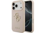 Custodia Guess Grained Big 4G & Classic Logo Na Iphone 17 Pro - RóżOwe