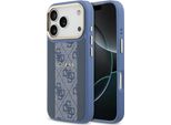 Custodia Guess 4G Stripe Magsafe Na Iphone 17 Pro - Niebieskie