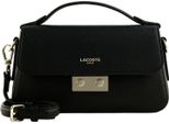 Lacoste Pelle Borsa A Tracolla Flap Crossover Bag Noir Nero