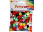 Mix Di Pompon Colorati Arcobaleno 100 Pz Shan SP22