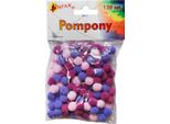 Pompons Colorati Mix Viola 120 Pz Shan SP03