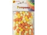 Miscela Di Pompons Colorati 120 Pezzi 1 Cm Shan SP06
