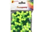 Pompon Colorati Mix Verde 120 Pz Shan SP02
