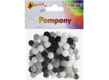 Miscela Di Pompons Colorati 120 Pezzi 1 Cm Shan SP05