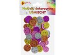 Adesivi Decorativi In Schiuma Glitterata Smileys SN05