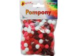 Colore Pompons Mix Rosso 120 Pz Shan SP04