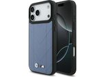 Custodia Bmw M Logo Trapuntato Magsafe Na Iphone 17 Pro Max - Niebieskie