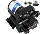 Pompa Dell'acqua A Membrana Ad Alta Pressione Da 12 V, Pompa Dell'acqua A Membrana Ad Alta Pressione Da 3 Gpm In Polipropilene, Pressione Massima 55 Psi. Pressione 55 Psi Pompa Dell'acqua Autoadescante, Con Valvola Di Non Ritorno Incorporata, Per Caravan, Imbarcazioni
