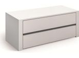 Cassettiera Interna Per Armadio 2 Cassetti Colore Bianco 83,6X44,5X43H Alice836