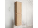 Colonna Pensile Sospesa Bagno Colore Rovere Londres 2 Ante 35X31X150H