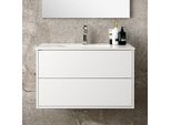 Mobile Bagno Sospeso Colore Bianco Push: Design E Funzionalità 80X45X48H