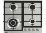 Piano Cottura Gas 4 Fuochi 60 Cm Acciaio Inox Samet Sansone60