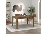 Tavolo Allungabile Megaron 120X80 Cm Colore Noce Hitit