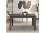 Tavolo Allungabile Tolmen 140X80 Cm Colore Antracite