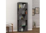 Libreria 5 Ripiani Frame 54X168 Colore Antracite