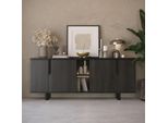 Madia 4 Ante Palissandro Nero Zaira 205X49X83H