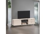 Mobile Porta Tv Aldo1 Con Anta Cassetti E Vano A Giorno 182X40X50,1H Colore Cashmere