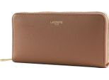 Lacoste Pelle Portafoglio Zip Wallet Tulle Rosa