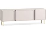 Selsey Loppa - Credenza Tv A 2 Ante Con Ribalta, Beige Cashmere, 160 Cm