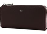 Lacoste Portafoglio Daily City Slim Zip Wallet Fudge Marrone Scuro