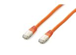 Equip 605672 Cavo Patch Equip Cat6A Plat. S/Ftp 2Xrj45 3,00M Arancione Lszh Polybag