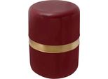 Beistelltisch Kayoom "Art Deco 475, Abstelltisch Aus Metall,Funktional Und Stabil", Lila (Pflaume, Gold, Pink), B:36Cm H:47Cm T:36Cm, 100% Eisen, Tische, Beistelltisch, Dekorativ, Glanzvolle Lackierung, Stilvolles Design